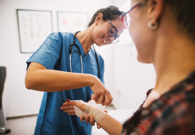 Our new wound clinic can help you heal your chronic wounds that won't clear up.